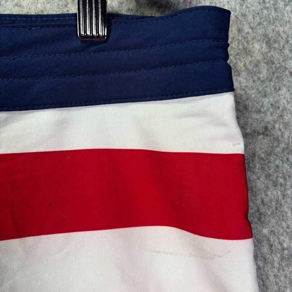 Old Navy California American Flag Board Shorts Mens Sz 36 Drawstring Swim Trunks - Picture 3 of 16